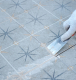 Premium epoxy grout application for bathroom and floor tiles
